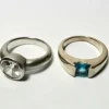 Tradera Ringar<^^ 3 ST. RINGAR OCH ETT ÖRHÄNGE ^^