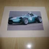Tradera Mobilia<1959 Aston Martin INDY fotografi med passepartout