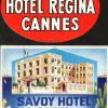 Tradera Kuriosa<2 bagageetiketter Cannes Frankrike, hotel hotell