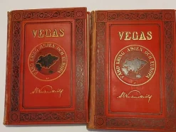 Tradera 2 BAND VEGAS FÄRD KRING ASIEN OCH EUROPA NORDENSKIÖLD TRYCKT 1888 GAMLA KARTOR> Resor & Topografi