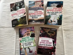Tradera 5 böcker av Kristina Appelqvist, Serien om Helena Waller, lästa en gång> Pocket