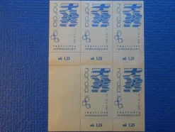 Tradera 5 biljetter frimärksutställningen Nordia 1966^ Tillbehör
