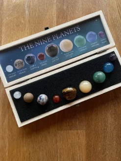 Tradera 9 Ädelstenar Mineraler Planeter Solsystemet Andlighet^ New Age