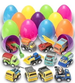 Tradera 12 ägg med leksaksbilar> Leksaksfordon