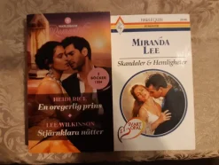 Tradera 2 Harlequin Romantiska böcker: En oregerlig prins & Skandaler & hemligheter> Harlequin & Kiosklitteratur