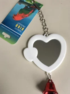 Tradera Husdjurstillbehör<1 Hängande Spegel till fågelburen