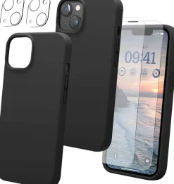 Tradera Mobiltillbehör<3 i 1 = iPhone 14 PLUS Skal & Skärmfilm PACK KAMERALINS KAMERASKYDD FODRAL PACK