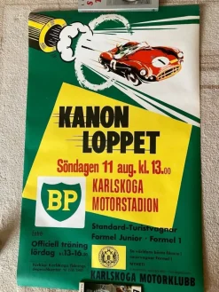 Tradera 1963 Kanonloppet - Karlskoga - Affisch^ Posters