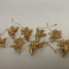 Tradera Konstgjorda Växter<8 Keruber i guld/ 4 cm långa