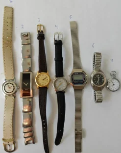 Tradera 7 klockor- Blandade Märken och Modeller^ Övrigt Klockrelaterat