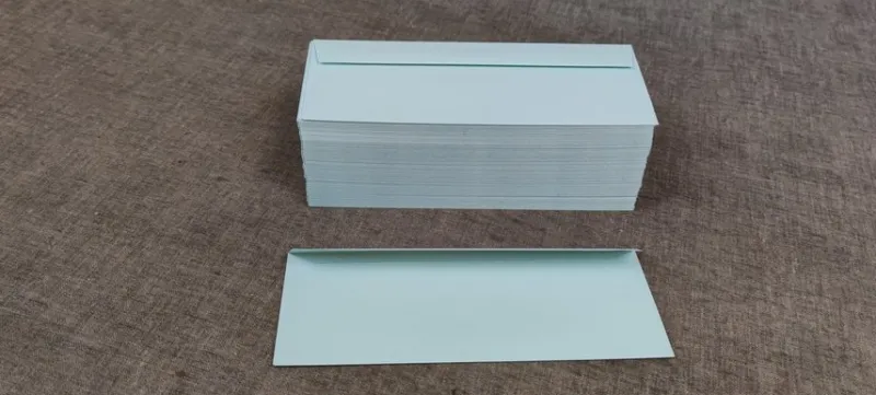 Tradera Varupartier<50 KUVERT - TURKOS NYANS - NYA - (45)