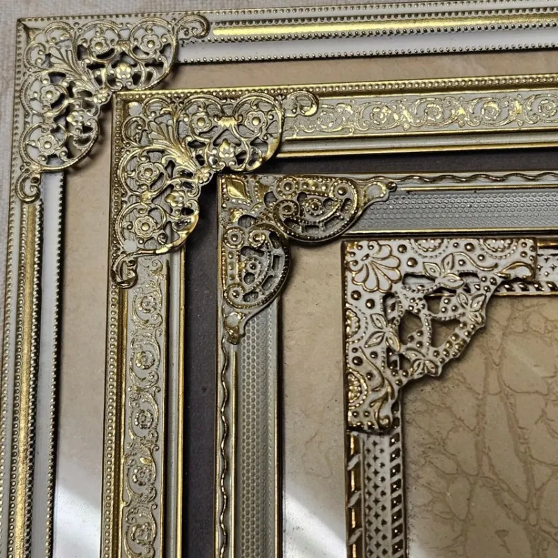 Tradera 4 äldre fina ramar fotoramar^ Ramar