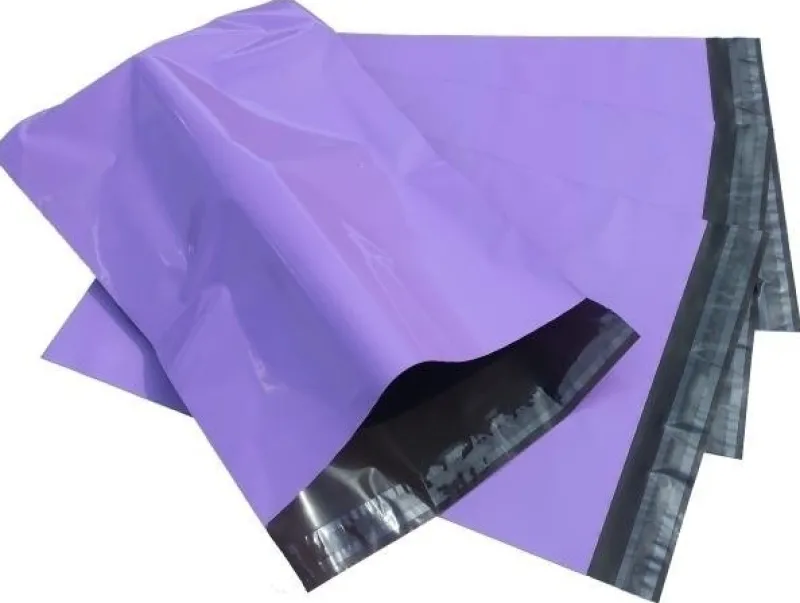 Tradera Frakt & Förpackning<100 Lila Postorderpåsar XL 31x44cm. FRAKTFRITT!