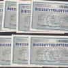 Tradera Lotter & Lottsedlar<7 lottsedlar, Riksskyttelotteriet 1938