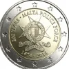 Tradera 2014 Malta 200 år av Maltapolisen, 2 Euro^ Euromynt & Sedlar