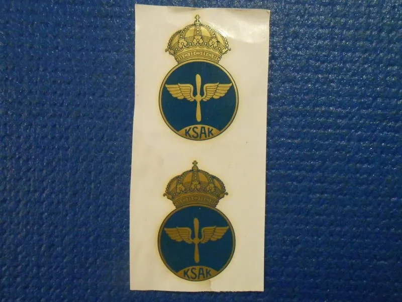 Tradera 2 märken Kungliga Svenska Aeroklubben^ Flyg