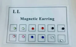 Tradera Piercings<12 nya magnetiska fuskpiercings med glittrande små stenar. Piercing, smycken.