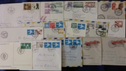 Tradera 14 olika brev med specialstämplar Flyg^ Flyg