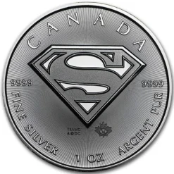Tradera 1 oz silver $1 Superman^ Övrigt Mynt & Sedlar