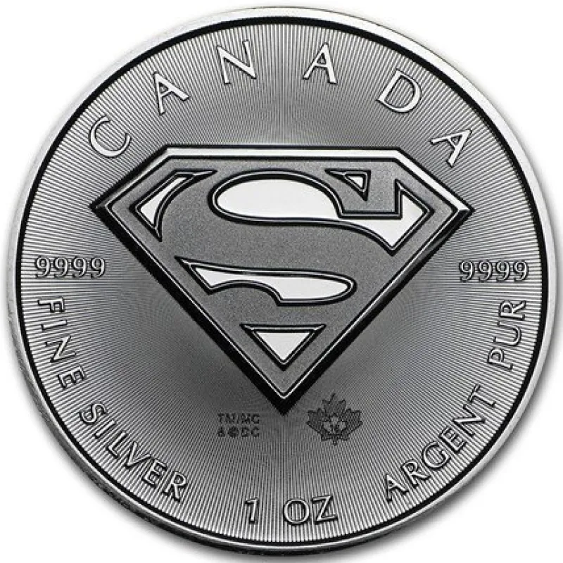 Tradera 1 oz silver $1 Superman^ Övrigt Mynt & Sedlar