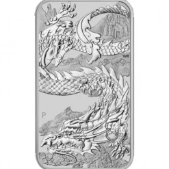 Tradera 1 oz silver Perth Mint 1 oz silver RECTANGLE DRAGON $1 BAR 2023^ Övrigt Mynt & Sedlar