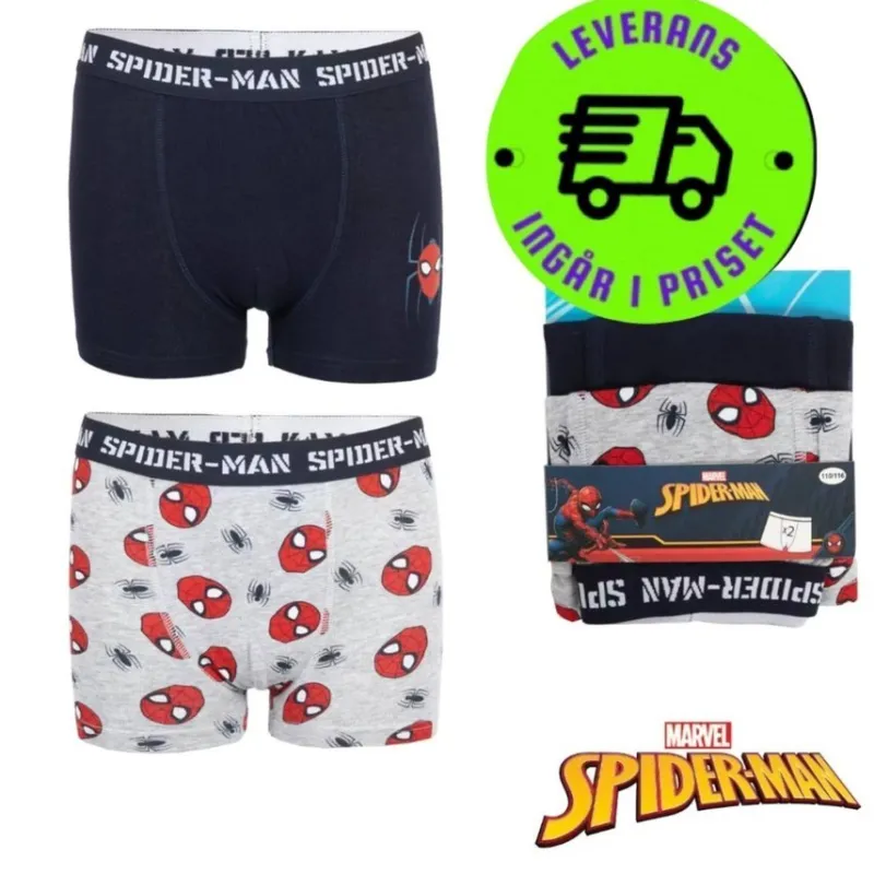 Tradera 4 Pack Boxer MARVEL SPIDERMAN> Barnkläder