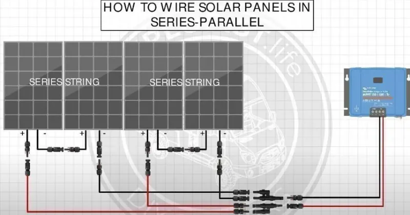 Tradera 6 par Solceller MC4-kontakt för seriekoppling> Solenergi