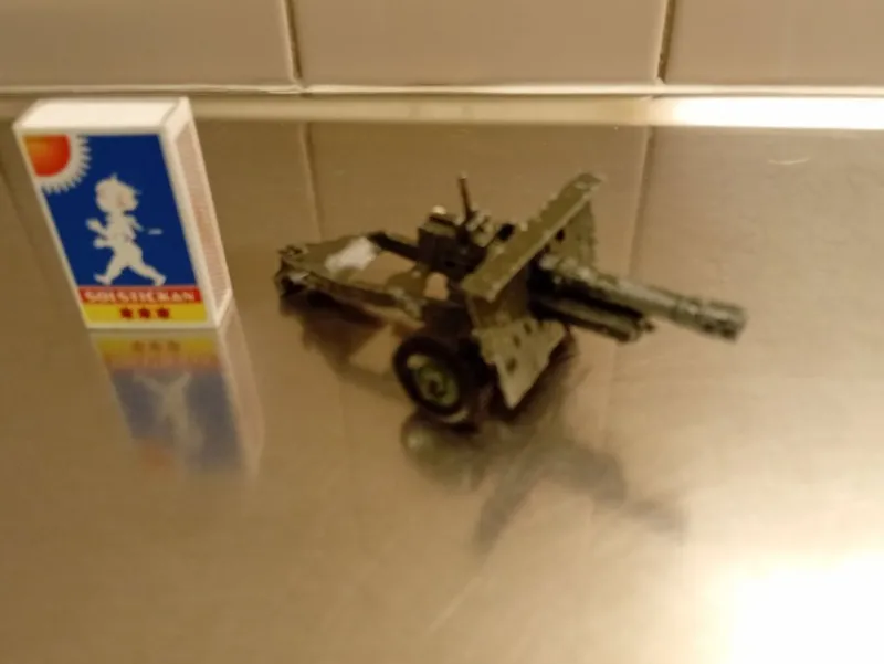 Tradera 25 Pdr Kanon - The Crescent Toy Co Ltd^ Militära Leksaker