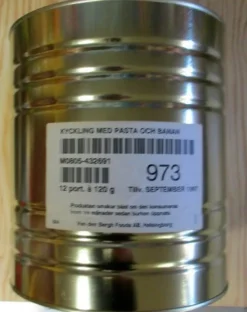 Tradera Övrig Sport & Fritid<12 portioner frystorkad mat KYCKLING MED PASTA OCH BANAN