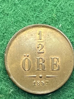 Tradera 1/2 Öre^ Svenska Mynt
