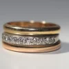 Tradera Ringar<1 ring brilj 0,50ct 14k 7,6 g Ø 17 mm, V12773