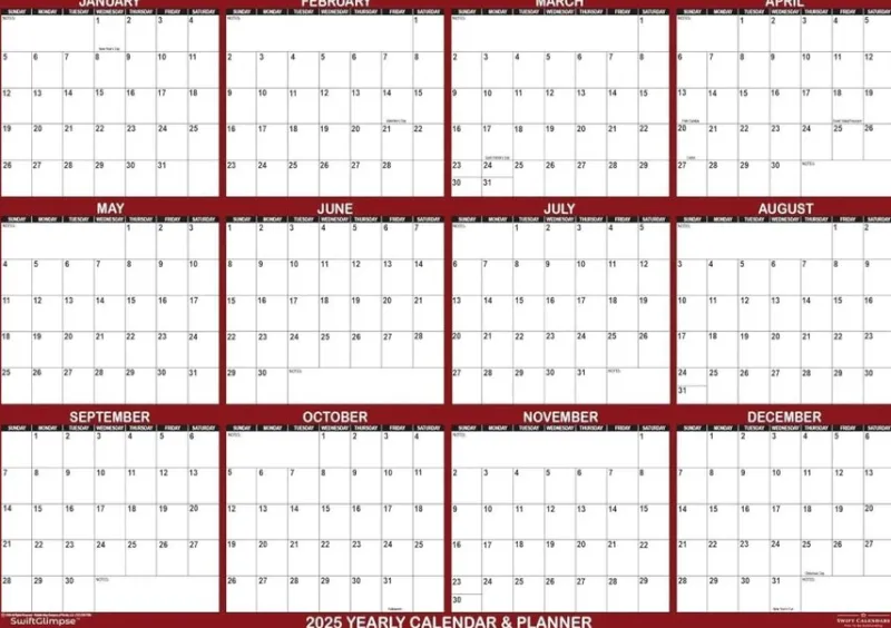 Tradera 2025 Årskalender & Planner> Almanackor & Kalendrar