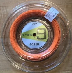 Tradera Badminton<1 rulle med Gosen G-Tone 9, badmintonsena, En grym sena med Power i 200m x 0,69