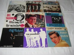 Tradera 13 SKIVFODRAL-TRASHMEN-FIREFLY MEN-FALCONS-RITCHIE VALENS M.M.> Skivomslag