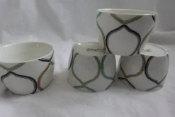 Tradera 4 skålar Jättegott by Tina Nordström stapelbara glada färger> Bruks- & Prydnadsföremål