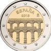 Tradera 2016 Spanien urgamla stad Segovia med romersk akvedukt^ Euromynt & Sedlar