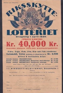 Tradera Lotter & Lottsedlar<3 st