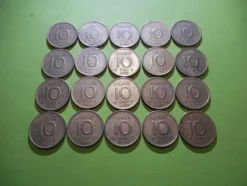 Tradera 20 ST 10 ÖRE GUSTAF VI ADOLF FRÅN 1959 MED 40% SILVER.^ Svenska Mynt