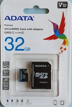 Tradera Mobiltillbehör<1 st ADATA 32Gb Micro-SDHC inkl. adapter Class 10, EAN: 4713218461926 - 921-2