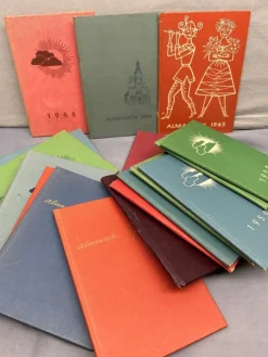Tradera 18 st Almanack till förmån för de blinda i vårt land 1946-1973> Almanackor & Kalendrar