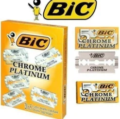 Tradera Skönhet<100 st. BIC Chrome Platinum rakblad, dubbel rakblad till säkerhetshyvlar