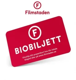 Tradera 2 st Biobiljetter till Filmstaden> Biobiljetter