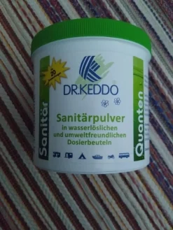 Tradera 2 st burkar DR.KEDDO Sanitetspåsar^ Husbilar & Husvagnar