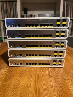 Tradera 5 st Cisco Catalyst 3560-CG Series PoE switchar nätverk network> Nätverk & Tillbehör