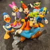 Tradera 6 st Disney figurer - Mickey, Minnie, Goofy, Kalle Anka m.fl.^ Disney