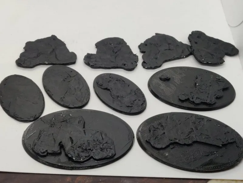 Tradera 10 st 3D-printade terrängbitar för Warhammer eller liknande^ Roll- & Figurspel