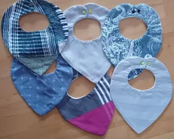 Tradera 6 st dregglisar I miljövänligt bomullstyg, fleece på baksidan. Stl 0-3 år> Accessoarer