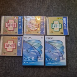 Tradera 6 st DVD-R och DVD+RW skivor> Extern Lagring