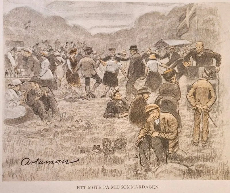 Tradera 8 st. färglitografier av Hjalmar Arleman^ Grafik & Teckningar