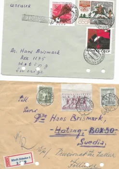 Tradera 4 st försändelser med IDO anknytning^ Flera Länder